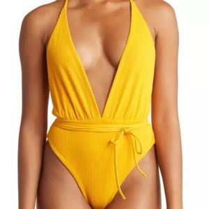 NWT Maaji Honey Safari Reversible One Piece Swimsuit Size Medium